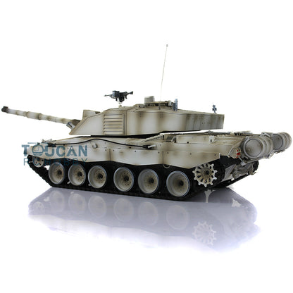 Henglong 7.0 1/16 2.4Ghz Upgrade Edition FPV British Challenger II RTR RC Tank 3908 360 Degrees Turret Chassis Upper Hull Metal Tracks