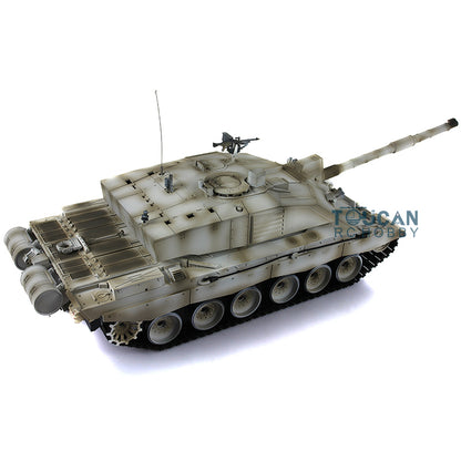 Henglong 7.0 1/16 Scale FPV UK Challenger II RTR RC Tank Model 3908 360 Degrees Turret Speaker First Person View Steel Gearbox