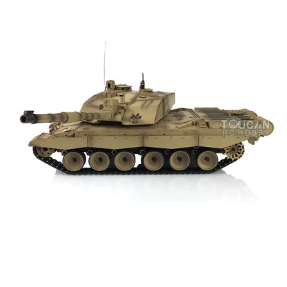 Henglong 1/16 Scale 7.0 2.4Ghz Plastic Version British Challenger II RTR RC Tank Model 3908 340 Turret Air Soft IR System