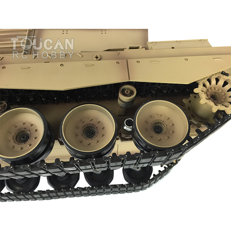 Henglong 1/16 Scale 7.0 2.4Ghz Plastic Version British Challenger II RTR RC Tank Model 3908 340 Turret Air Soft IR System