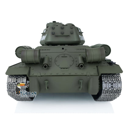 Henglong 7.0 1/16 Scale Soviet T34-85 RTR RC Tank Model 3909 Motor Speaker Gearbox Metal Tracks 340 Turret Battery Infrared Battle