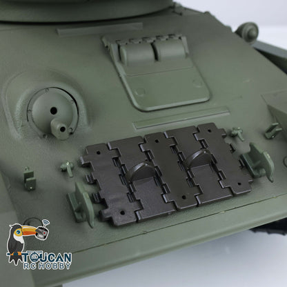 Henglong 7.0 1/16 Scale Soviet T34-85 RTR RC Tank Model 3909 Motor Speaker Gearbox Metal Tracks 340 Turret Battery Infrared Battle