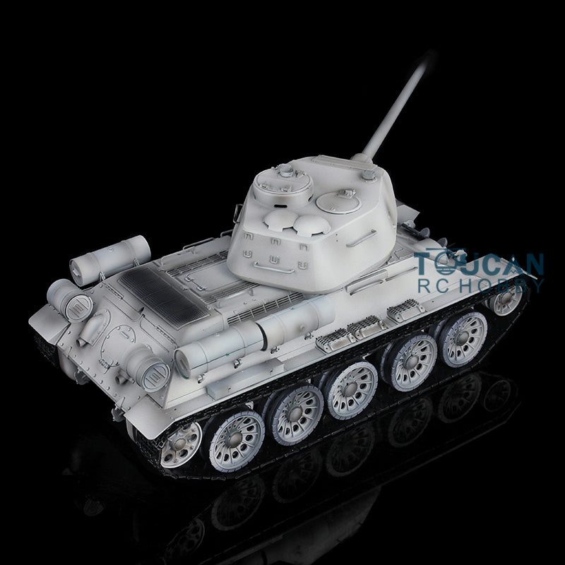 Henglong 7.0 1/16 Scale Soviet T34-85 RTR RC Tank Model 3909 Motor Speaker Gearbox Metal Tracks 340 Turret Battery Infrared Battle