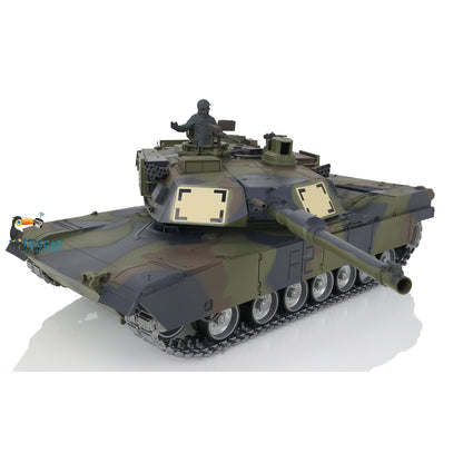 Henglong 1:16 7.0 Customized FPV Abrams M1A2 RTR RC Tank 3918 360 Degrees Rotation Turret Barrel Recoil Metal Tracks Steel Gearbox