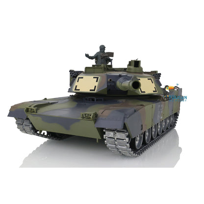 Henglong 1:16 7.0 Customized FPV Abrams M1A2 RTR RC Tank 3918 360 Degrees Rotation Turret Barrel Recoil Metal Tracks Steel Gearbox