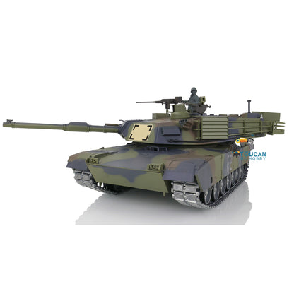 Henglong 1:16 7.0 Customized FPV Abrams M1A2 RTR RC Tank 3918 360 Degrees Rotation Turret Barrel Recoil Metal Tracks Steel Gearbox