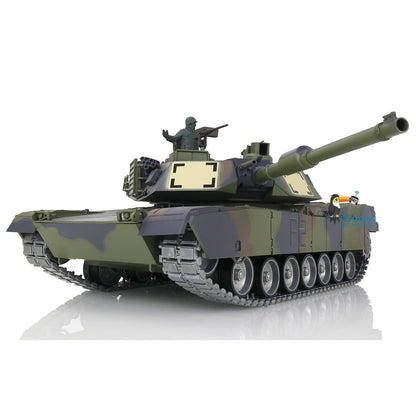 Henglong 1:16 7.0 Customized FPV Abrams M1A2 RTR RC Tank 3918 360 Degrees Rotation Turret Barrel Recoil Metal Tracks Steel Gearbox