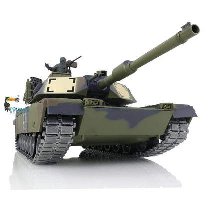 Henglong 1:16 7.0 Customized FPV Abrams M1A2 RTR RC Tank 3918 360 Degrees Rotation Turret Barrel Recoil Metal Tracks Steel Gearbox