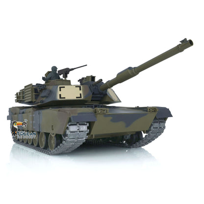 Henglong 7.0 1/16 Scale Abrams M1A2 RTR RC Tank 3918 360 Degrees Turret Metal Tracks Rubber Pads Steel Gearbox Barrel Recoil