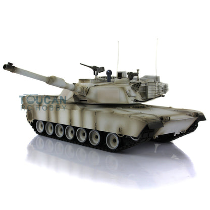 Henglong 1:16 7.0 Customized FPV Abrams M1A2 RTR RC Tank 3918 360 Degrees Rotation Turret Barrel Recoil Metal Tracks Steel Gearbox