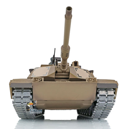 Henglong 1:16 7.0 Customized FPV Abrams M1A2 RTR RC Tank 3918 360 Degrees Rotation Turret Barrel Recoil Metal Tracks Steel Gearbox