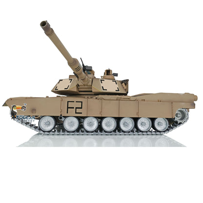 Henglong 1:16 7.0 Customized FPV Abrams M1A2 RTR RC Tank 3918 360 Degrees Rotation Turret Barrel Recoil Metal Tracks Steel Gearbox