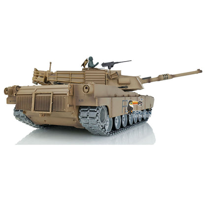 Henglong 1:16 7.0 Customized FPV Abrams M1A2 RTR RC Tank 3918 360 Degrees Rotation Turret Barrel Recoil Metal Tracks Steel Gearbox