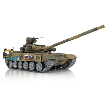 Henglong 7.0 Russian T90 1/16 RC Tank RTR 3938 360 Degrees Turret Metal Tracks With Linkages Wheels Steel Gearbox Battery Charger