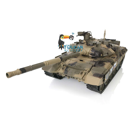 Henglong 7.0 1:16 Russian T90 RTR RC Tank 3938 Model FPV 360 Degrees Turret Metal Gearbox Plastic Return Rollers Wheels Tracks