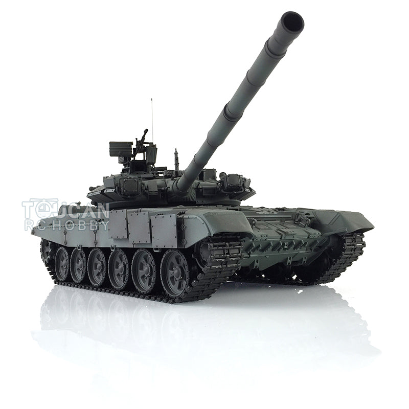 Henglong 7.0 Customized Russian T90 1/16 RC Tank RTR 3938 360 Degrees Turret Metal Tracks Wheels Steel Gearbox Speaker