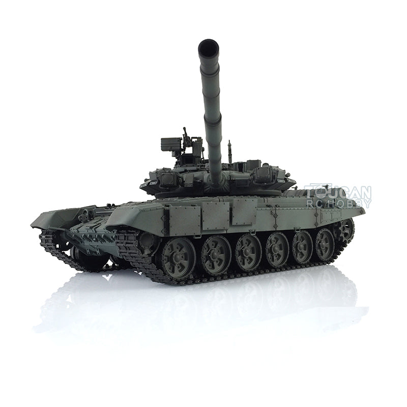 Henglong 7.0 Customized Russian T90 1/16 RC Tank RTR 3938 360 Degrees Turret Metal Tracks Wheels Steel Gearbox Speaker