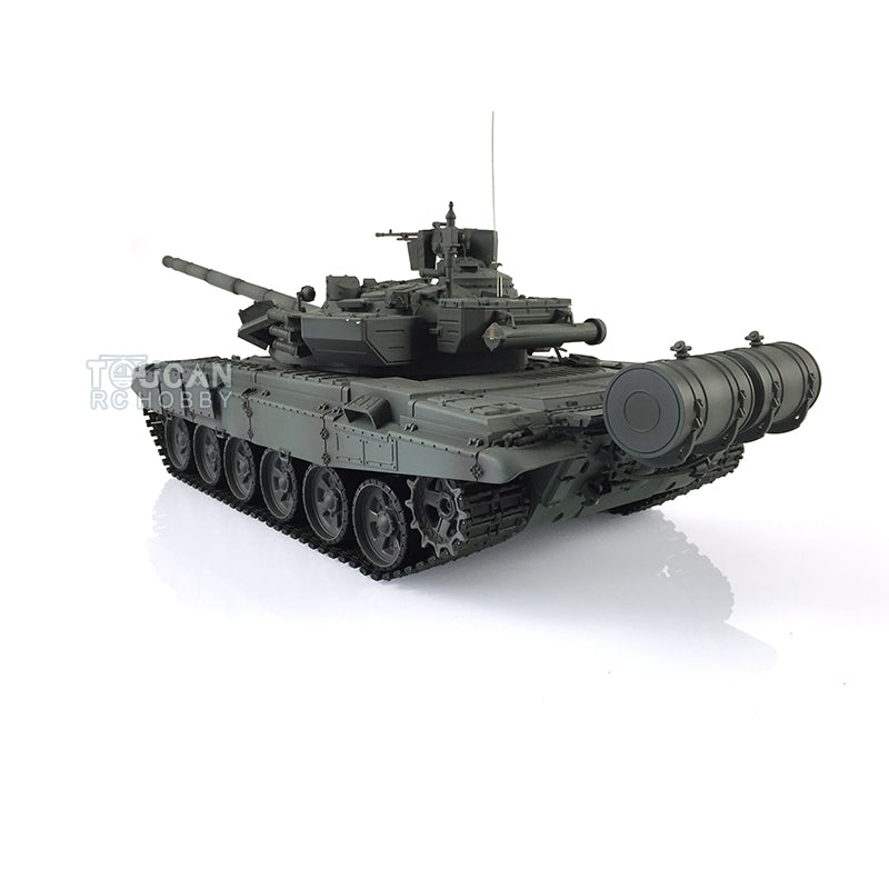 Henglong 7.0 Russian T90 1/16 RC Tank RTR 3938 360 Degrees Turret Metal Tracks With Linkages Wheels Steel Gearbox Battery Charger