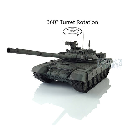 Henglong 2.4Ghz 1/16 7.0 Plastic Russian T90 RTR RC Tank 3938 W/ 360 Degrees Turret Radio System BB Shooting Unit IR Battle