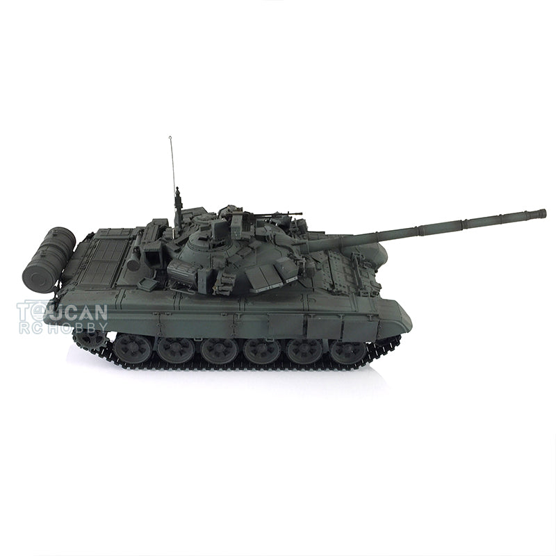 Henglong 7.0 1:16 Russian T90 RTR RC Tank 3938 Model FPV 360 Degrees Turret Metal Gearbox Plastic Return Rollers Wheels Tracks