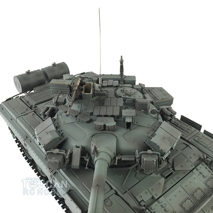 2.4Ghz Henglong 1:16 Scale 7.0 Plastic Edition Russian T90 RTR RC Tank 3938 Model 340 Degree Turret Radio Controller Speaker