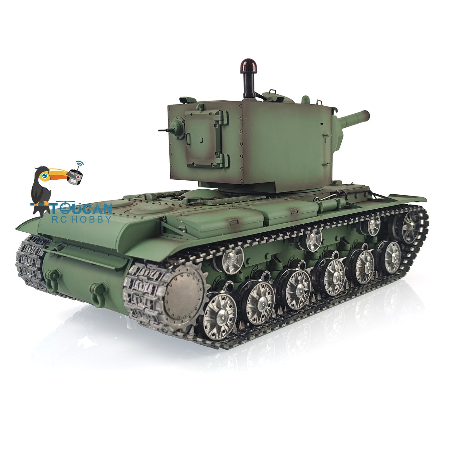 Henglong 1/16 7.0 Customized Gigant RTR RC Tank Model Soviet KV-2 3949 Metal Remote Control Track Optional Versions Infrared Combating