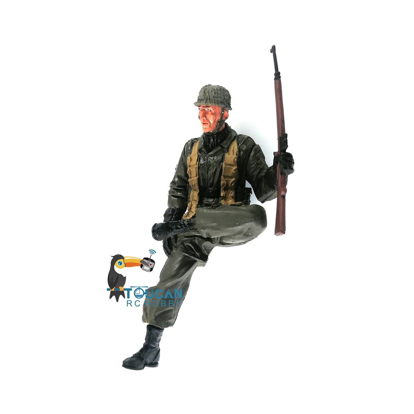 Henglong Male Resin German Soldier Figure Decoration Spare Parts For DIY 1/16 Scale RC Radio Control Tank Model