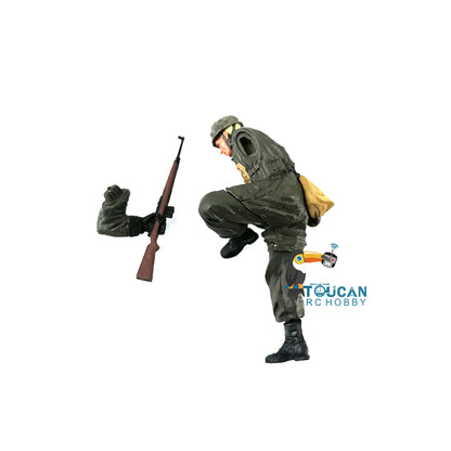 Henglong Male Resin German Soldier Figure Decoration Spare Parts For DIY 1/16 Scale RC Radio Control Tank Model