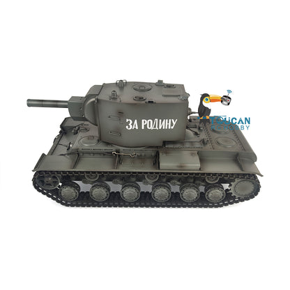 IN STOCK Henglong 1/16 7.0 RC Tank Remote Controlled Military Truck 3949 Upgraded Painted FPV Soviet KV-2 Gigant RTR 360 Degree Turret