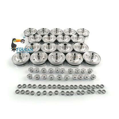 Heng Long Metal Road Wheels Without Suspension Arms Suitable For 1/16 TK60 TK70 German King Tiger RC Tank 3888A Spare Parts