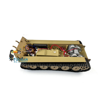 Chassis W/ Plastic Tracks Wheels for 1/16 Henglong German King Tiger RC Tank Remote Controlled Armored Cars 3888A