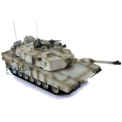 Henglong 1:16 Scale 2.4Ghz 7.0 USA M1A2 Abrams RTR RC Tank 3918 Model 340 Turret 1800MAH Battery Charger For Collections