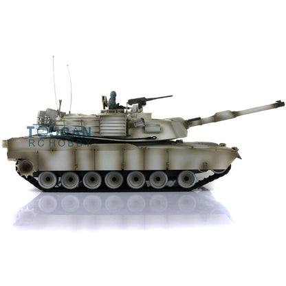 Henglong 1:16 Scale 7.0 Upgrade Edition M1A2 Abrams RTR RC Tank 3918 360 Degrees Turret Barrel Recoil Metal Tracks Idlers FPV