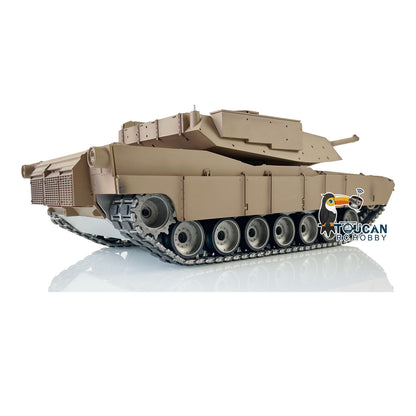 HengLong 1/16 RTR RC Tank 3918 M1A2 Abrams Full Metal Assembled Chassis TK16 Mainboard IR Ver Open Fire Smoke 360 Turret