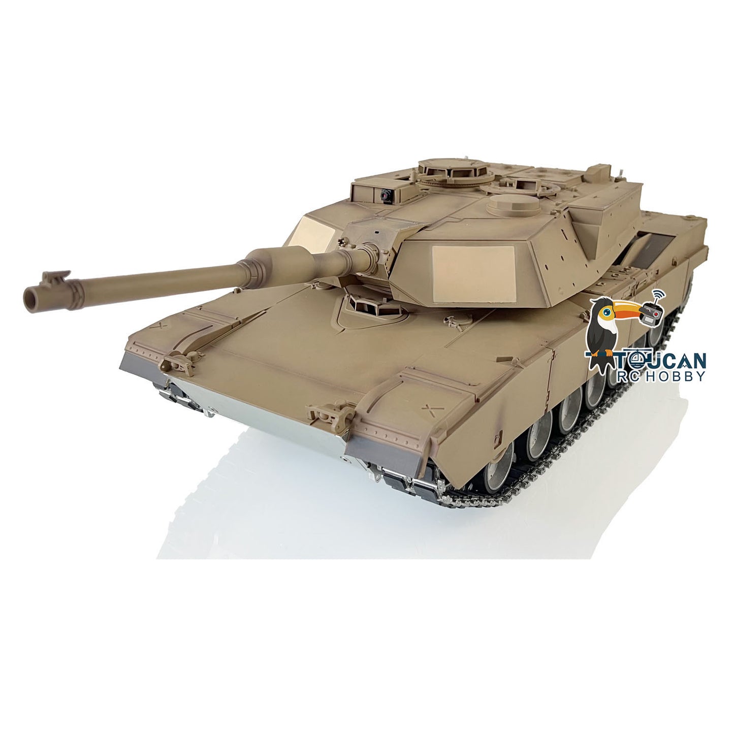 HengLong 1/16 RTR RC Tank 3918 M1A2 Abrams Full Metal Assembled Chassis TK16 Mainboard IR Ver Open Fire Smoke 360 Turret