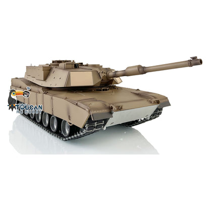 HengLong 1/16 RTR RC Tank 3918 M1A2 Abrams Full Metal Assembled Chassis TK16 Mainboard IR Ver Open Fire Smoke 360 Turret