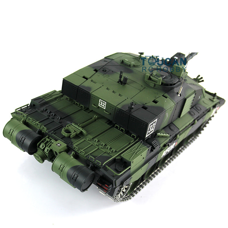 Henglong 1:16 British Challenger II RC Tank 3908 RTR TK7.0 W/ 360 Degrees Turret Speaker Smoke Unit Metal Tracks Steel Gearbox