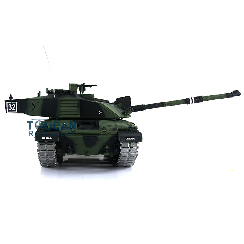 Henglong 1:16 7.0 2.4Ghz Upgrade Edition UK Challenger II RTR RC Tank Model 3908 BB Shooting Unit IR Metal Tracks Idlers Sprockets