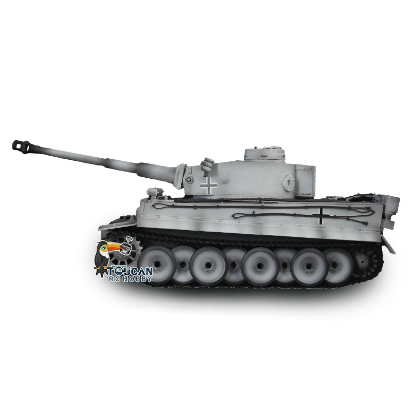 HengLong Factory 1/16 3818 German Tiger 1 Full Metal Chassis Plastic Upper Hull RTR RC Tank Sound 360 Degrees Turret Smoke Gearbox