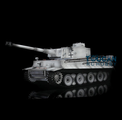 Henglong 1/16  TK7.0 Version Plastic German Tiger I RC Tank 3818Remote Control Tank Sound Effect Smoking Gearbox w/o Recoil Barrel