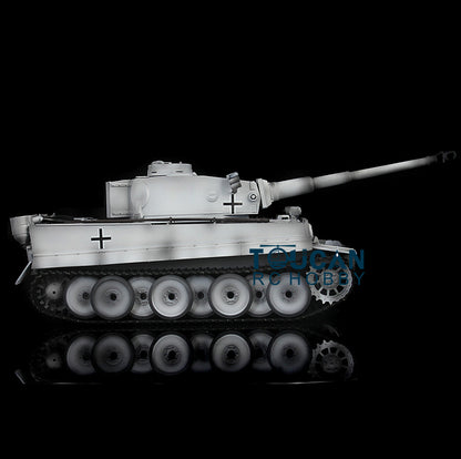 Henglong 1/16  TK7.0 Version Plastic German Tiger I RC Tank 3818Remote Control Tank Sound Effect Smoking Gearbox w/o Recoil Barrel