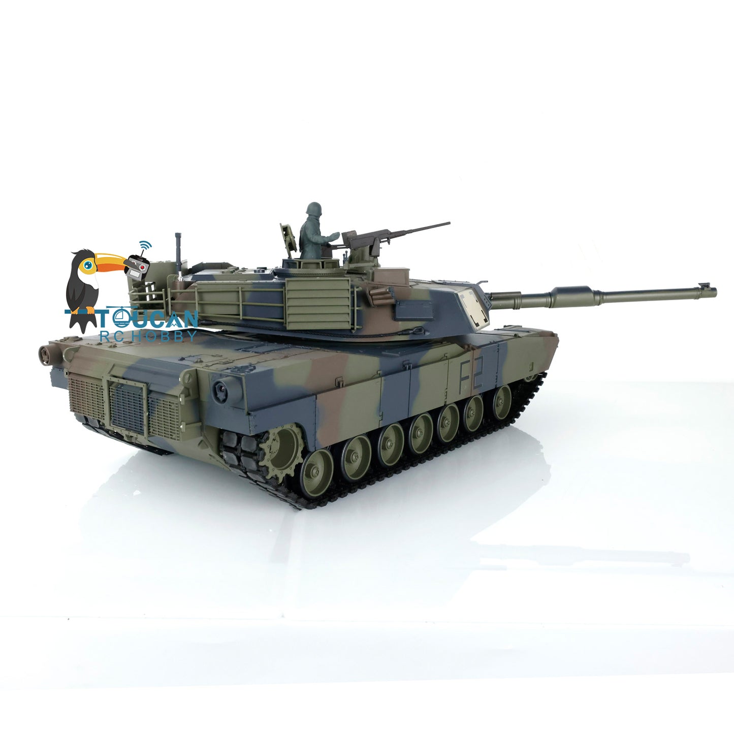 Henglong 1:16 Scale 2.4Ghz 7.0 USA M1A2 Abrams RTR RC Tank 3918 Model 340 Turret 1800MAH Battery Charger For Collections