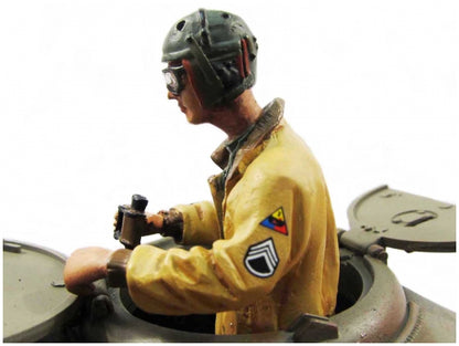 1/16 Scale WW US American Soldier Half-Figure for Henglong Mato Tamiya RC Model Tanks MF2010 Upgraded Accessory DIY Decoration