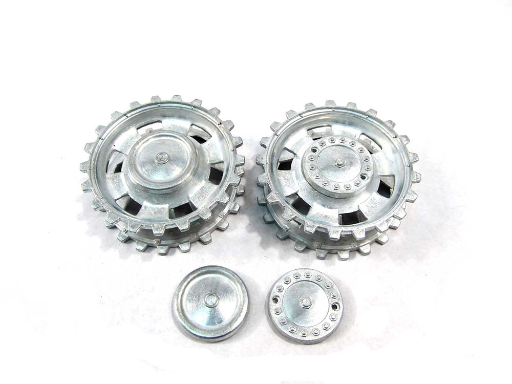 Mato Metal Sprockets Driving Wheels for 1/16 HengLong Panzer III Panzer III H Stug III Tank Spare Part Accessory Replacements