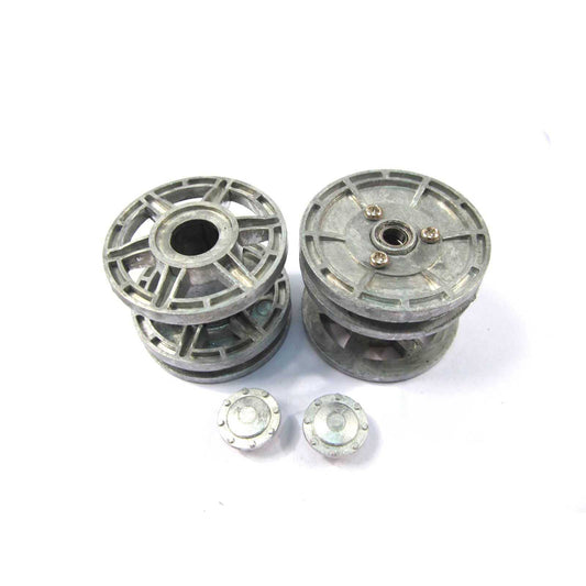 Mato 1/16 Scale Henglong King Tiger RC Tank Universal Upgraded Parts A Pair of Metal Idlers MT078I with Wheel Hubs Bearings