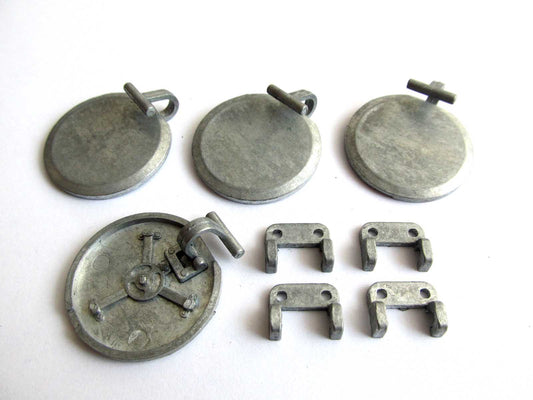 Mato 1/16 Scale Henglong 3878 Soviet Union KV-1 RC Tank Model Upgraded Decoration Parts Metal Hatches (Set Of 4PCS)MT149