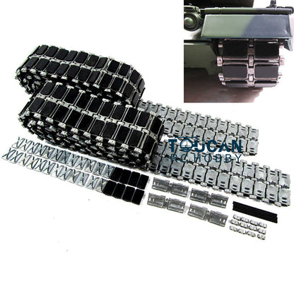 Mato 1/16 HengLong 3889 German Leopard 2 A6 RC Tank Model Upgraded Accessories Metal Tracks W/ Rubber Pads MT157 Spare Parts