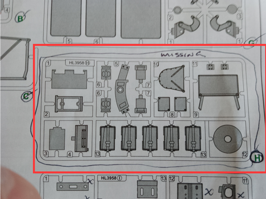 For DB  “H” Part of HengLong 1/16 Tank 3958