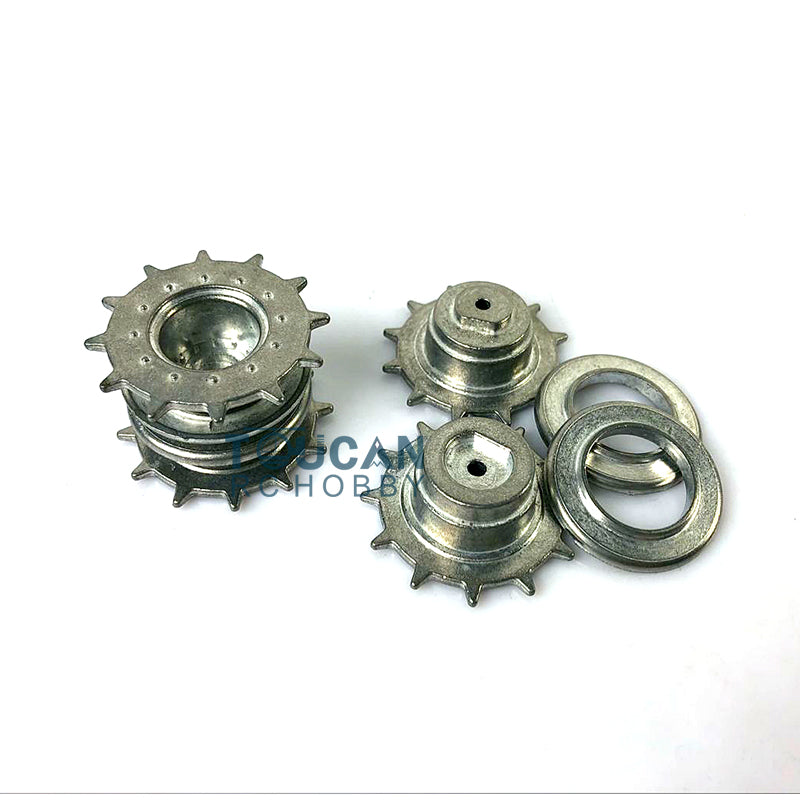 US Warehouse 1/16 Scale Henglong Metal Sprockets Spare Part Replacement for USA Walker Bulldog RC Tank 3839 Model