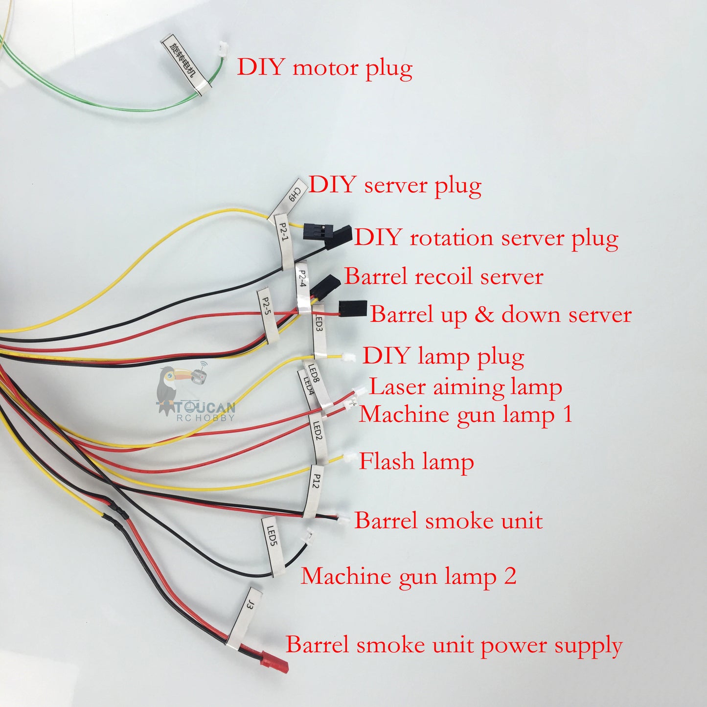 18 Units Electric Slip Ring For 1/16 RC Tank Model Installed TK16 Main Board Modify Turret 360 Degrees Rotation Upgrade Spare Part